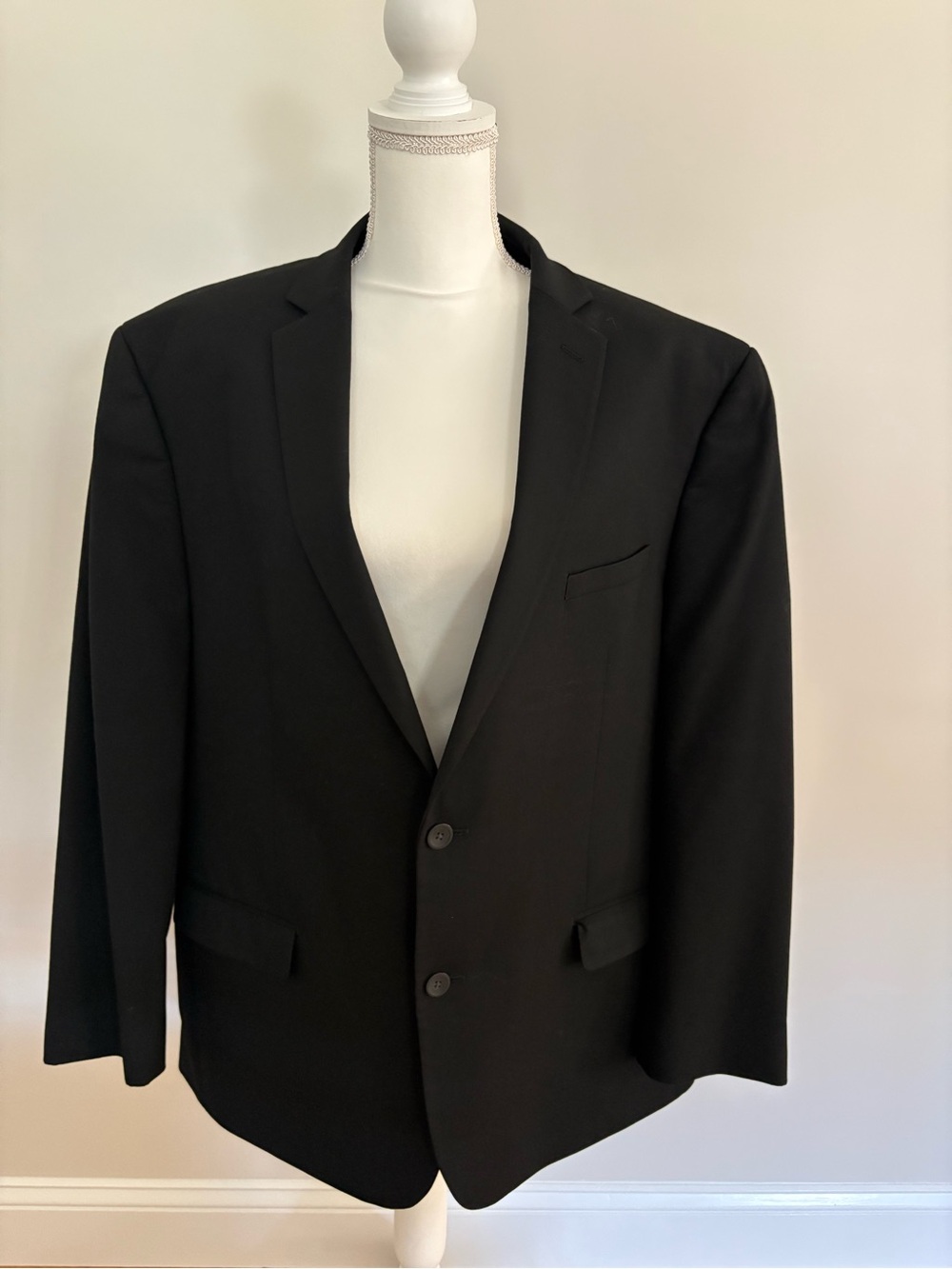 Men’s Andrew Marc New York Suit Separates Black Jacket Only No Pants Size 48R